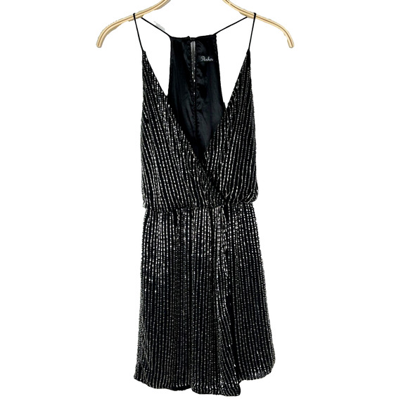 Parker NWD Beaded Black Mini Dress‎ Size S* - Picture 1 of 8
